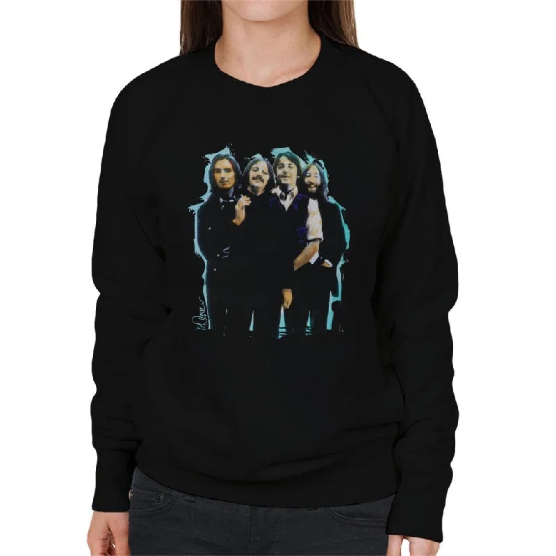 Sidney Maurer Original Portrait Of The Beatles Long Hair Women's Sweatshirt Women’s Hoodie with Pockets
