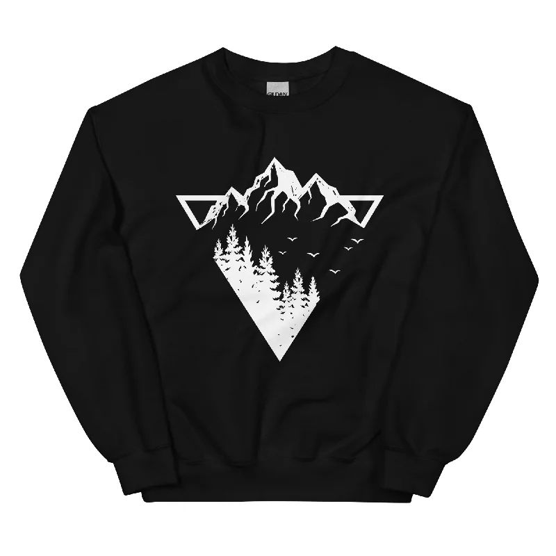 Berge - Geometrisch - Sweatshirt (Unisex) Oversized Hoodies for Women