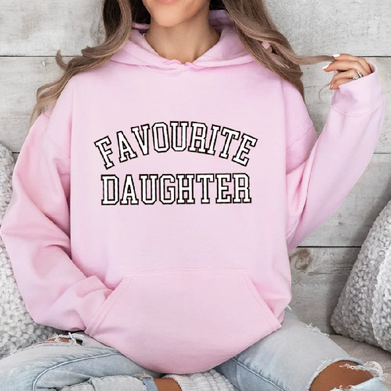 Favourite Daughter Varsity Hoodie Soft Cotton Hoodie