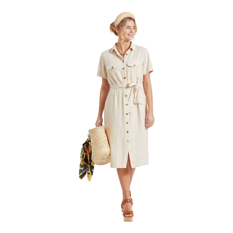 Schoffel Daisy Linen Blend Dress Stylish unclassified dresses