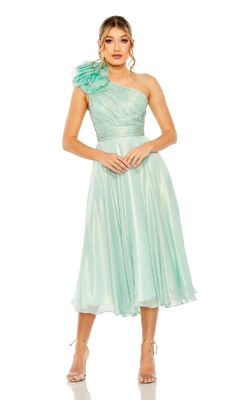 Short Wedding Guest Dress 70173 by Mac Duggal A-line Wedding Gown